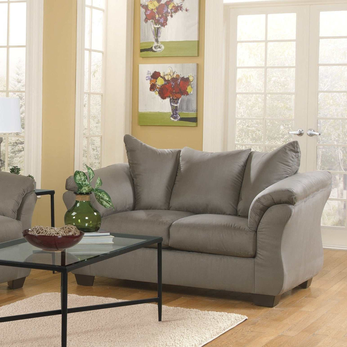 Darcy Stationary Loveseat - Ornate Home