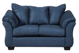 Darcy Stationary Loveseat - Ornate Home