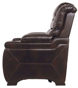 Warnerton Chocolate 3pc Power Reclining Living Room Set - Ornate Home