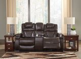 Warnerton Chocolate 3pc Power Reclining Living Room Set - Ornate Home