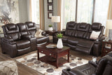 Warnerton Chocolate 3pc Power Reclining Living Room Set - Ornate Home