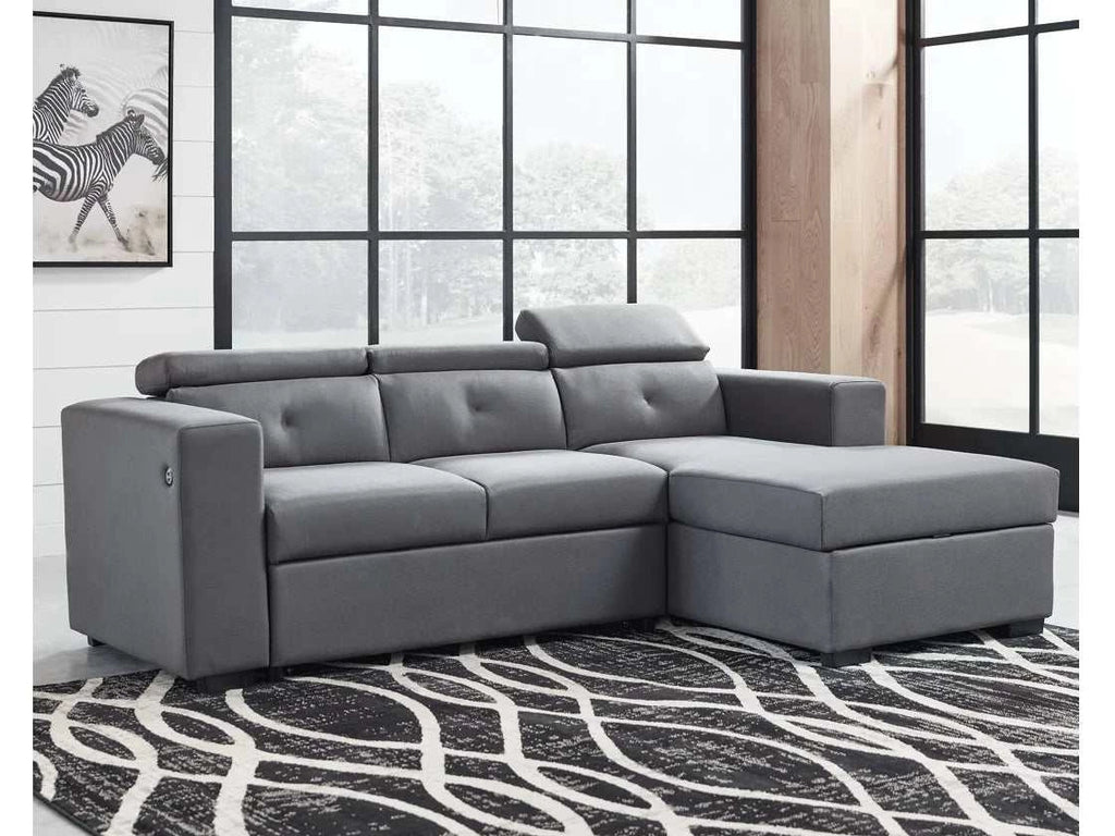 Salado 2 Piece Sleeper Sectional with Storage Ornate Furniture