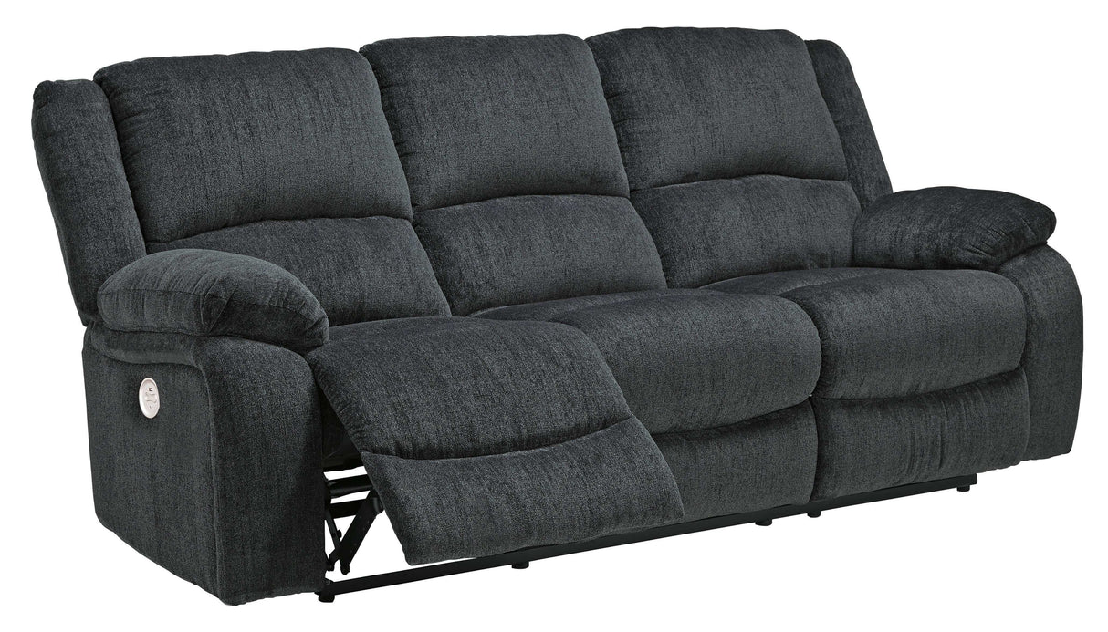 Draycoll Slate Power Reclining Sofa - Ornate Home