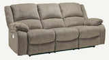 Draycoll Pewter Power Reclining Sofa - Ornate Home