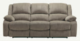 Draycoll Pewter Power Reclining Sofa - Ornate Home