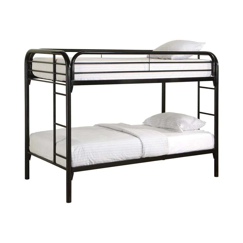 Morgan Black Full over Full Bunk Bed - Ornate Home