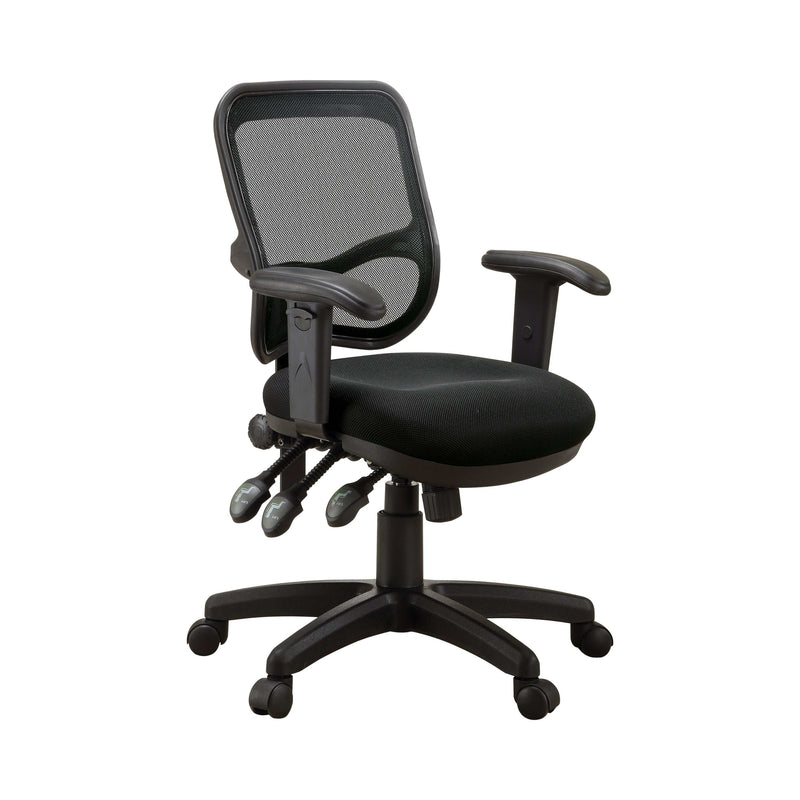 Rollo Black Adjustable Height Office Chair