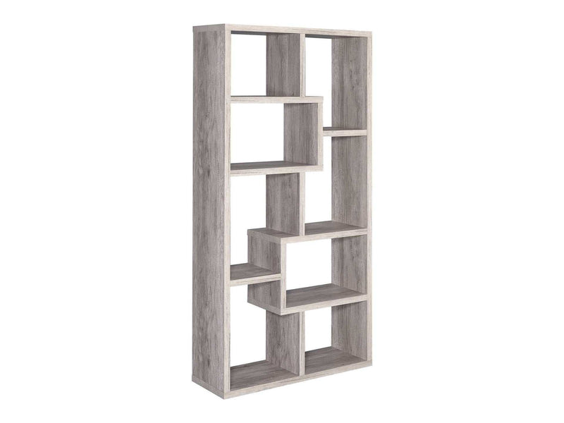 Theo - Grey Driftwood - Bookcase - Ornate Home