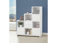 Spencer White Bookcase w/ Cube Storage Compartments - Ornate Home