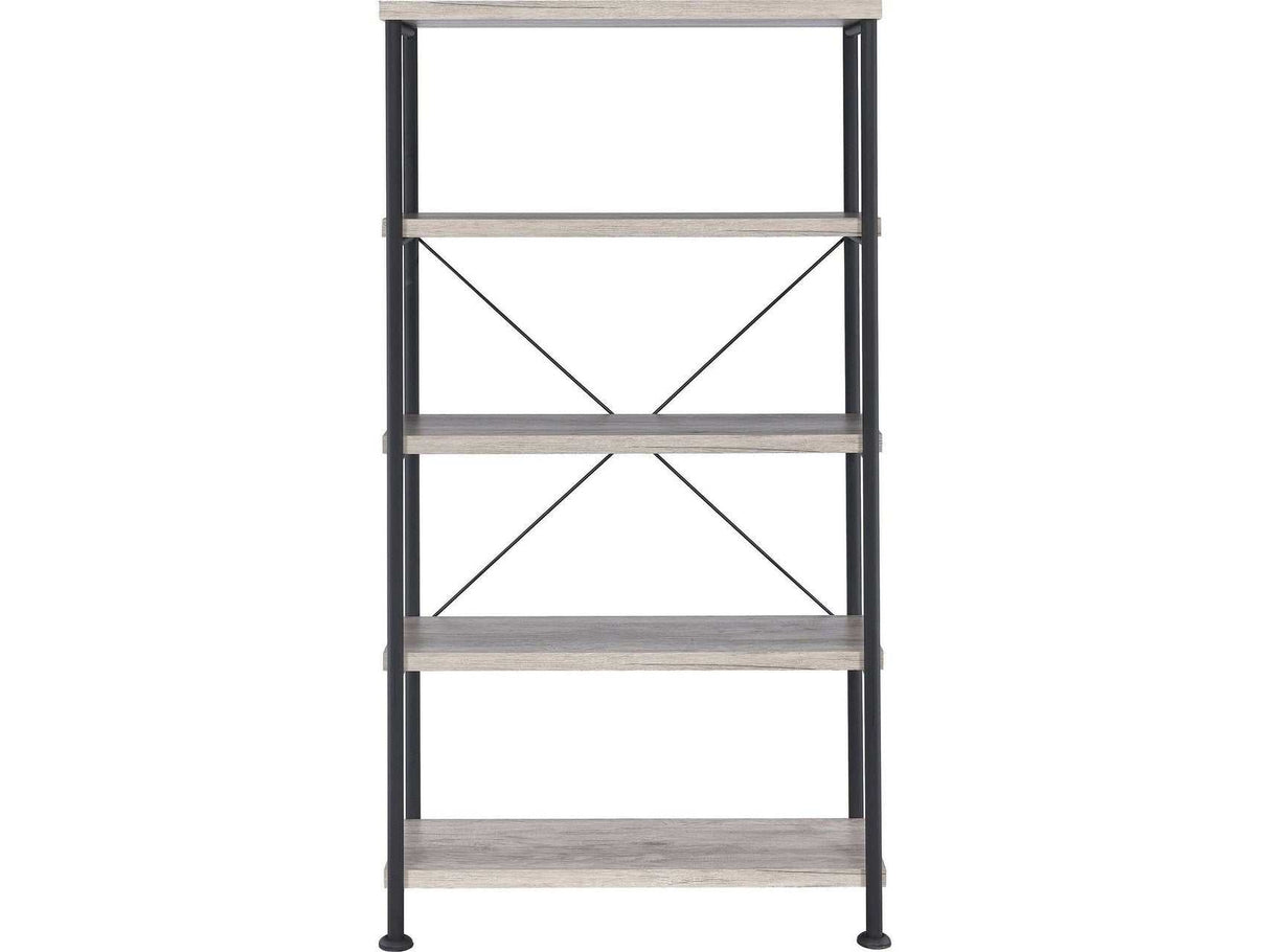 Analiese Grey Driftwood Bookcase - Ornate Home