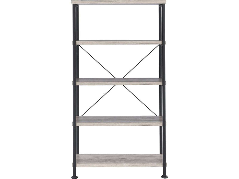 Analiese Grey Driftwood Bookcase - Ornate Home