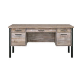 Samson Weathered Oak Office Desk - Ornate Home