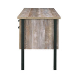 Samson Weathered Oak Office Desk - Ornate Home