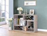 Velma Grey Driftwood Convertable Bookcase & TV Console - Ornate Home