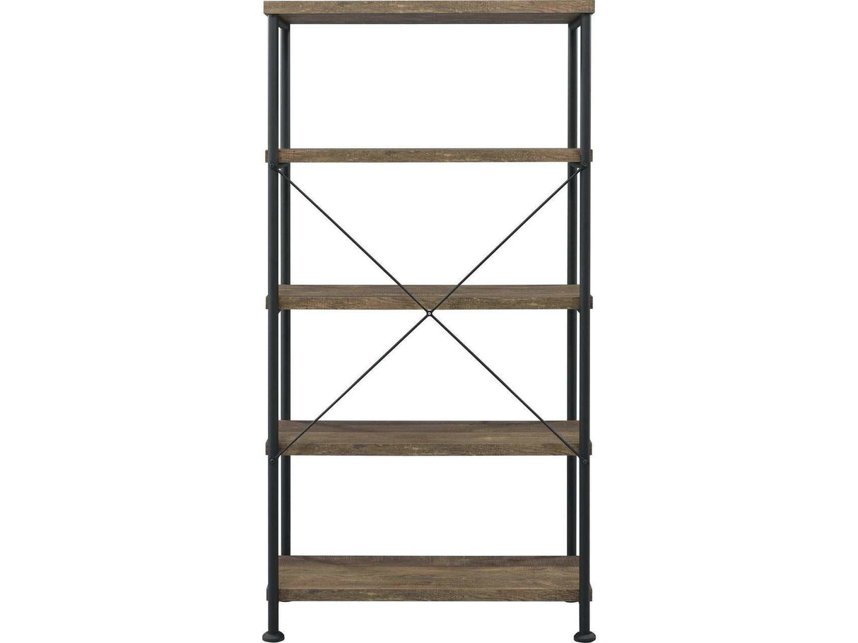 Analiese Rustic Oak Bookcase - Ornate Home