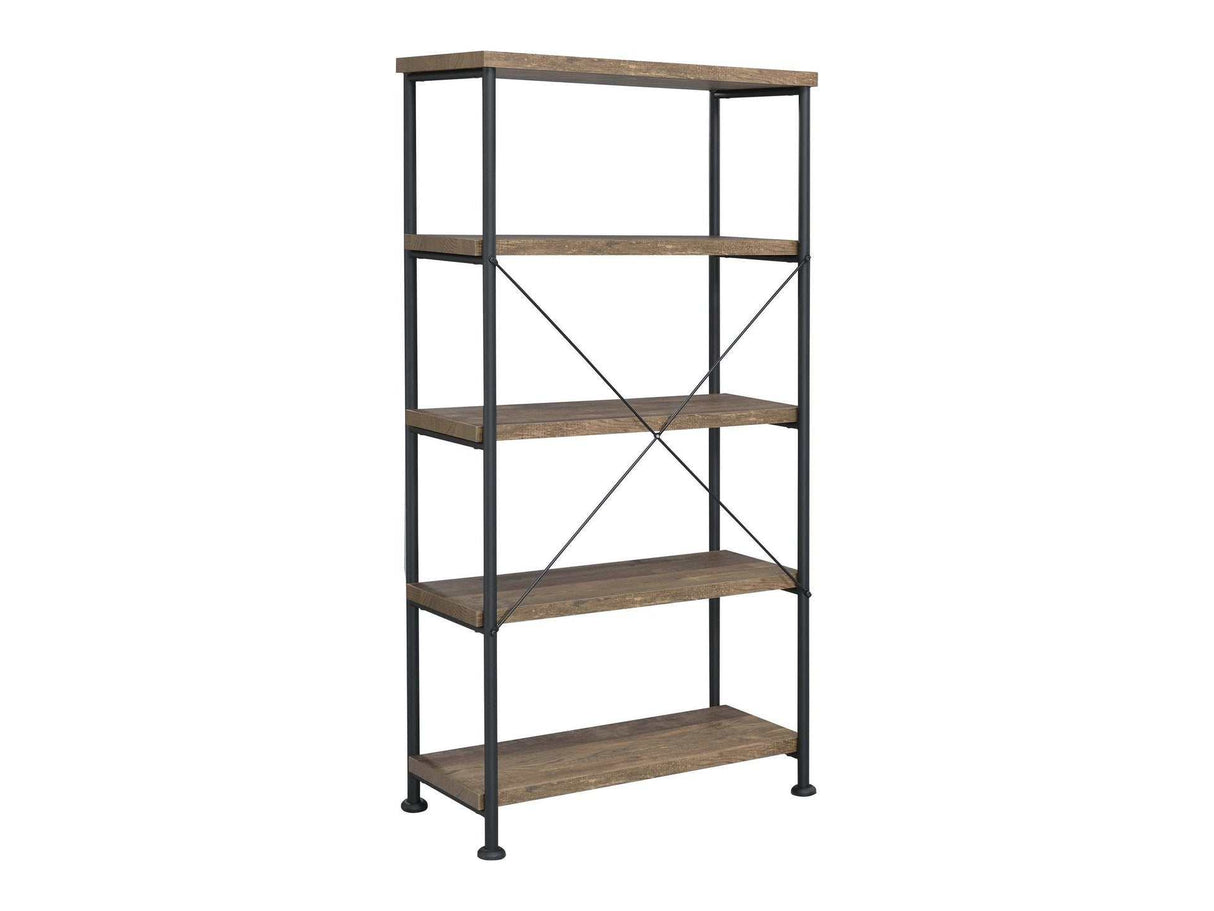 Analiese Rustic Oak Bookcase - Ornate Home