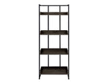 Ember Dark Oak And Sandy Black Bookcase - Ornate Home