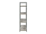 Cole Grey Driftwood & Gunmetal Bookcase - Ornate Home