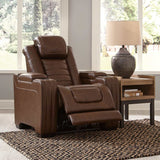 Backtrack Chocolate Power Reclining Sofa, Loveseat & Chair / 3pc Set - Ornate Home