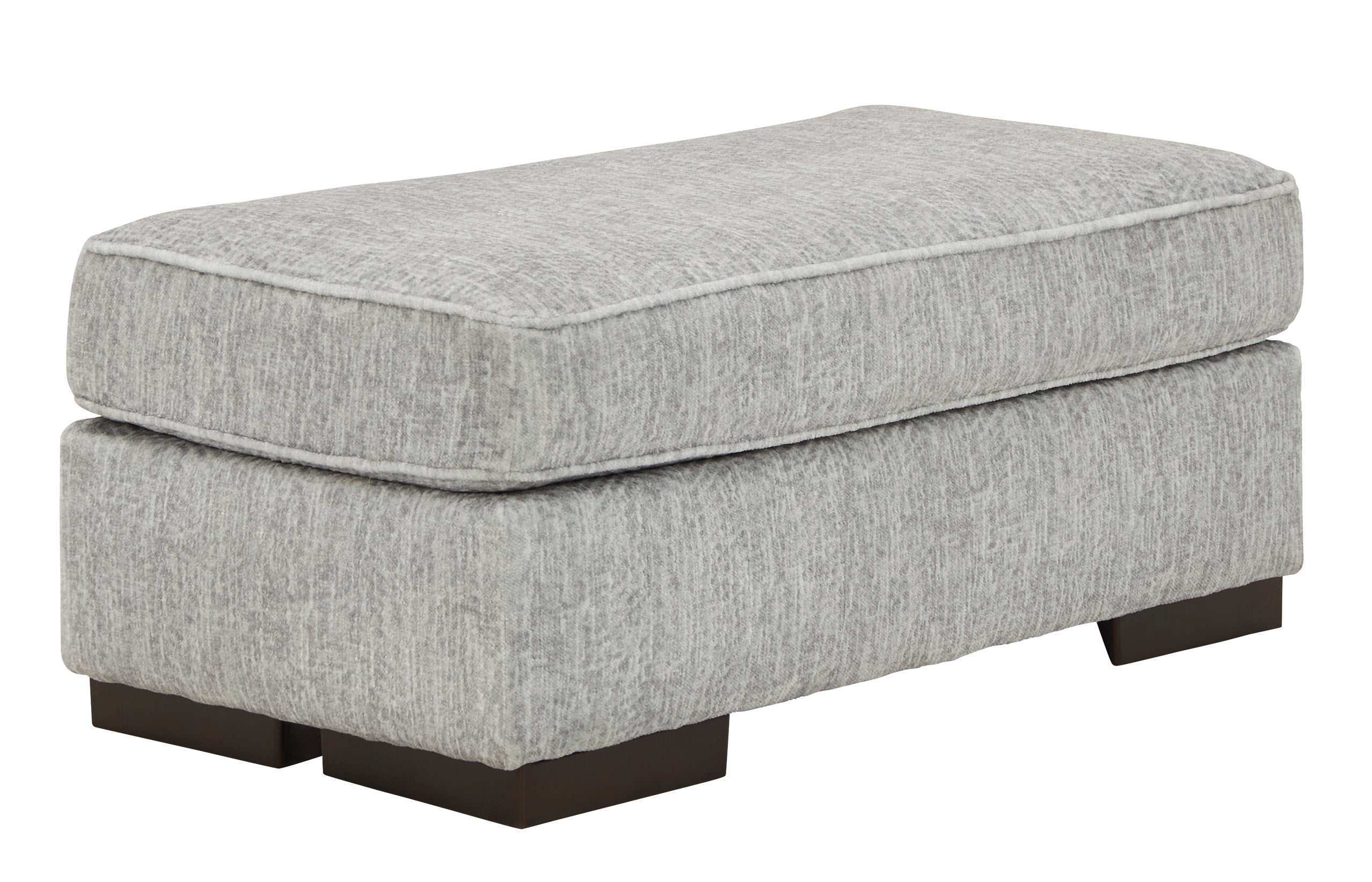 Mercado Pewter Ottoman - Ornate Home