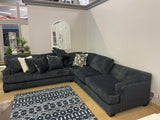 Lavernett Charcoal 3pc Symmetrical Sectional Sofa - Ornate Home