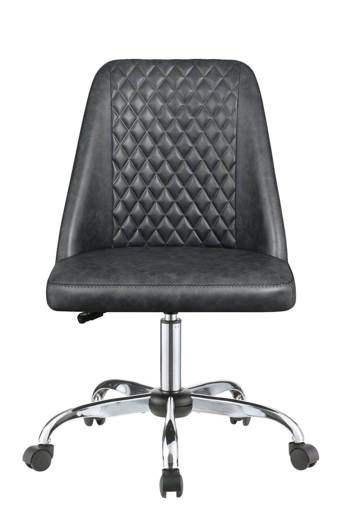 Alyx Grey & Chrome Office Chair - Ornate Home