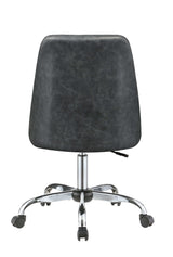 Alyx Grey & Chrome Office Chair - Ornate Home