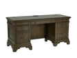 Hartshill Burnished Oak Credenza w/ Power Outlet - Ornate Home