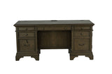 Hartshill Burnished Oak Credenza w/ Power Outlet - Ornate Home