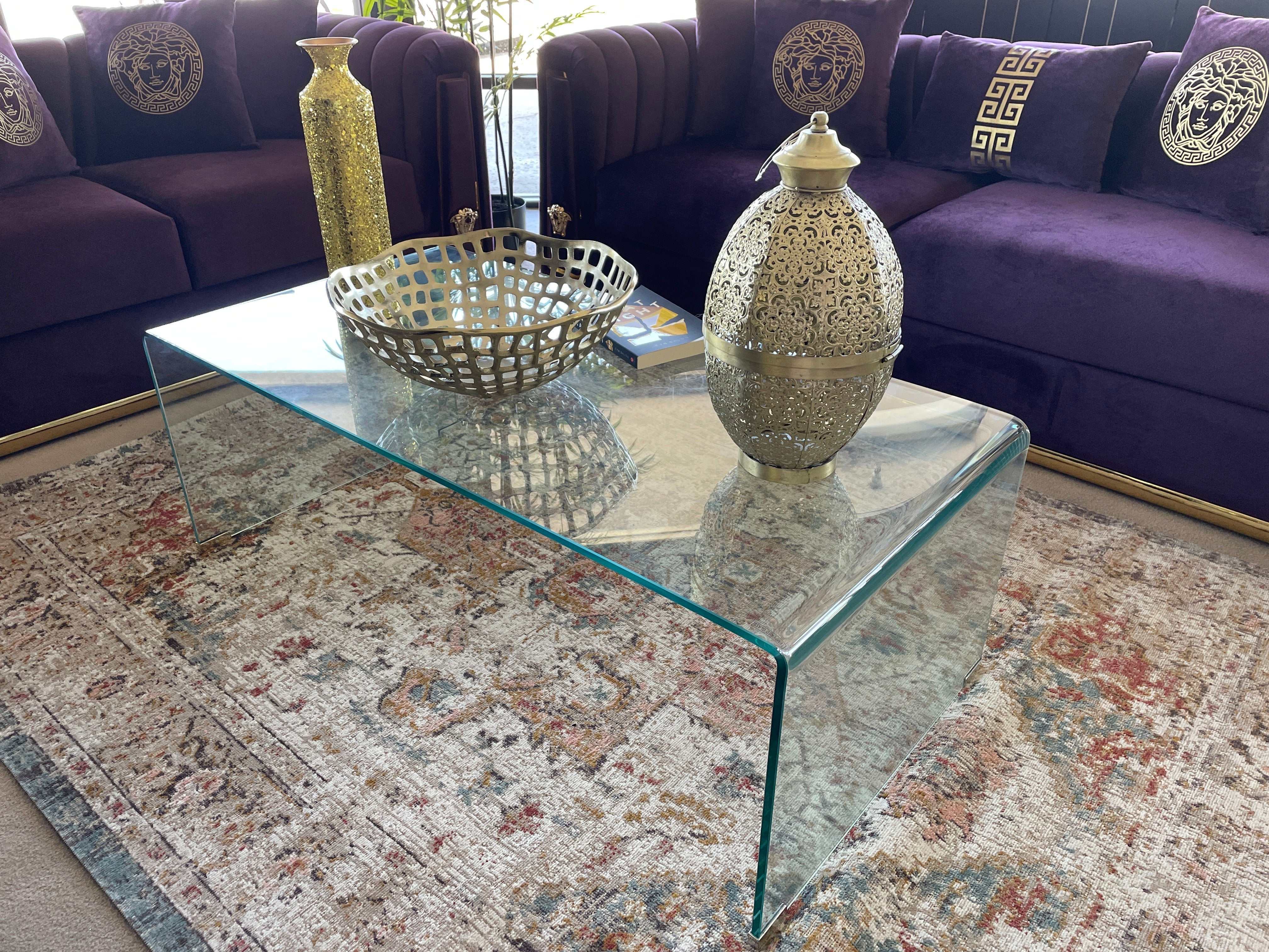 Retmo Clear Rectangular Coffee Table Clear - Ornate Home