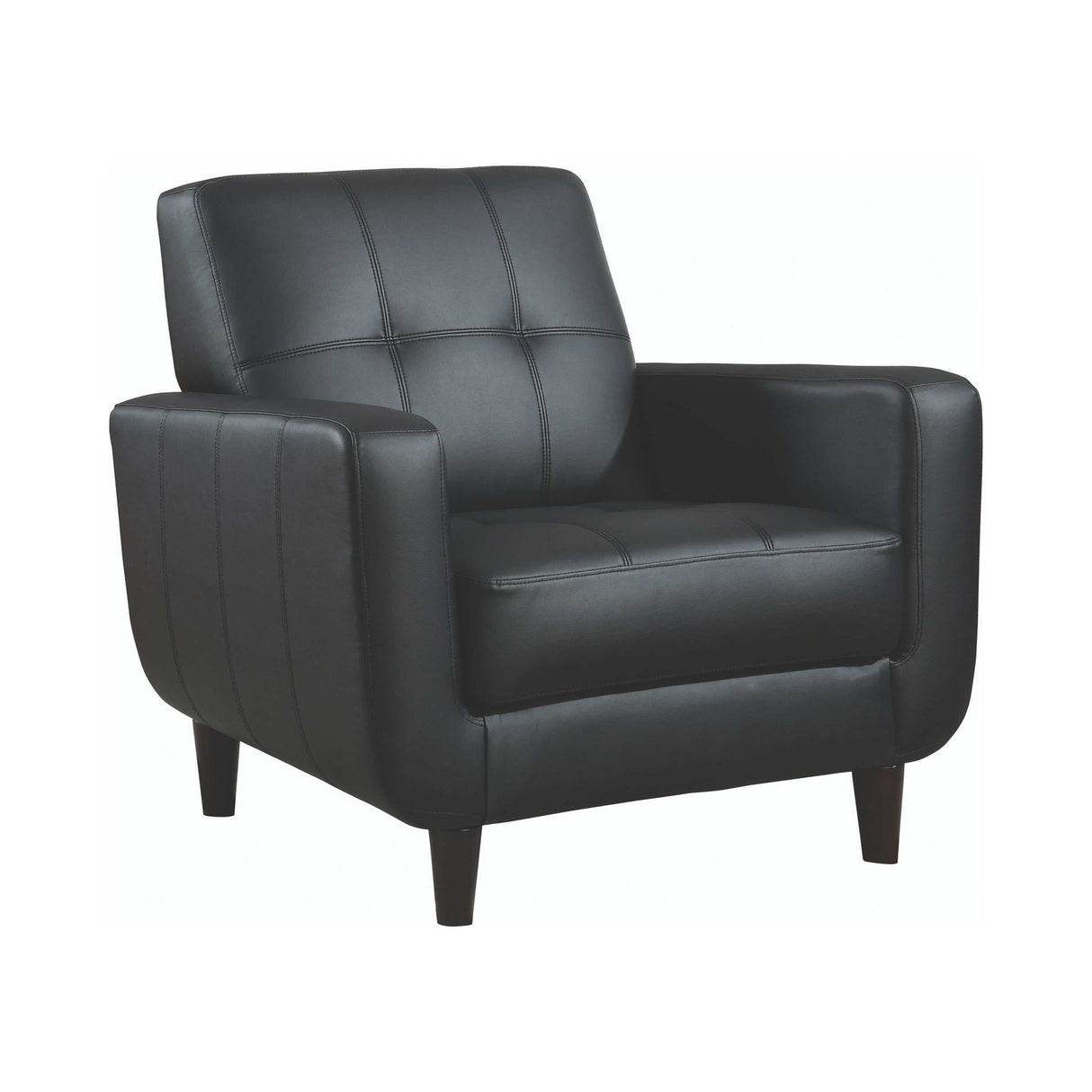 Adyan Black Accent Chair - Ornate Home