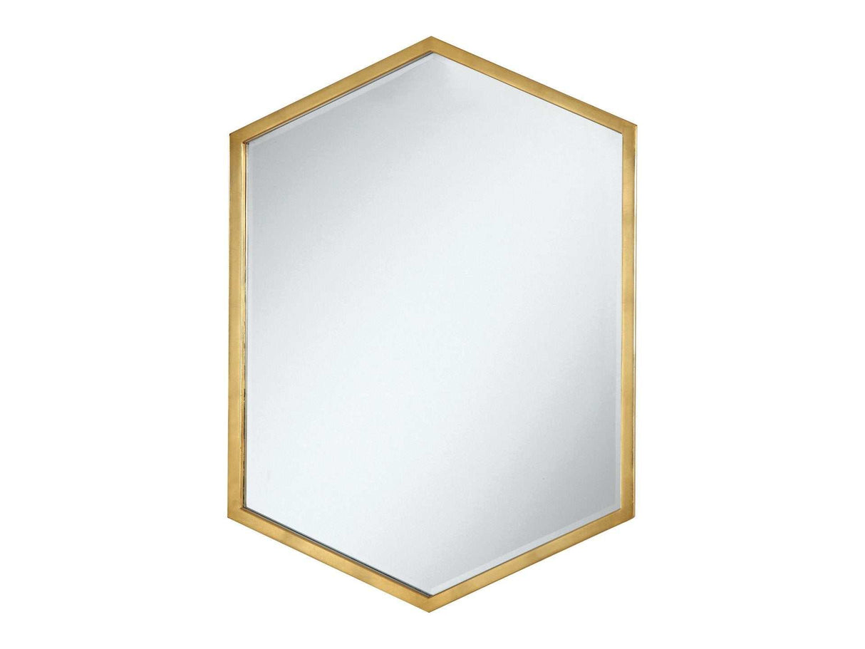 Bledel Gold Hexagon Shaped Mirror - Ornate Home