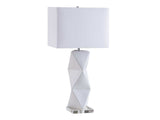 Marya White Table Lamp - Ornate Home