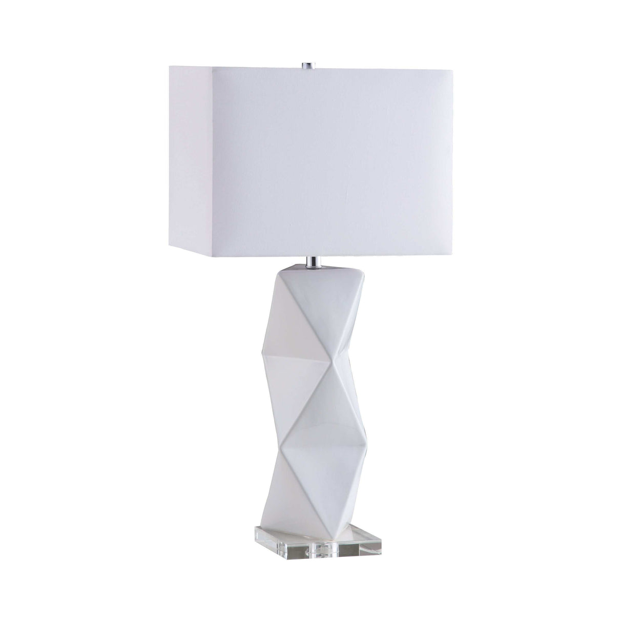 Marya White Table Lamp - Ornate Home