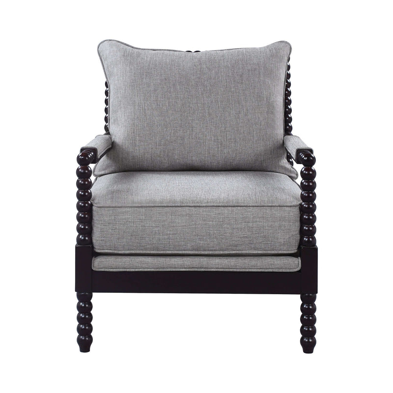 Blanchett Grey & Black Accent Chair