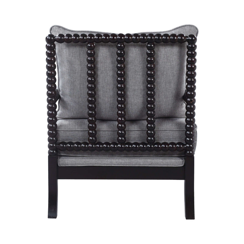 Blanchett Grey & Black Accent Chair