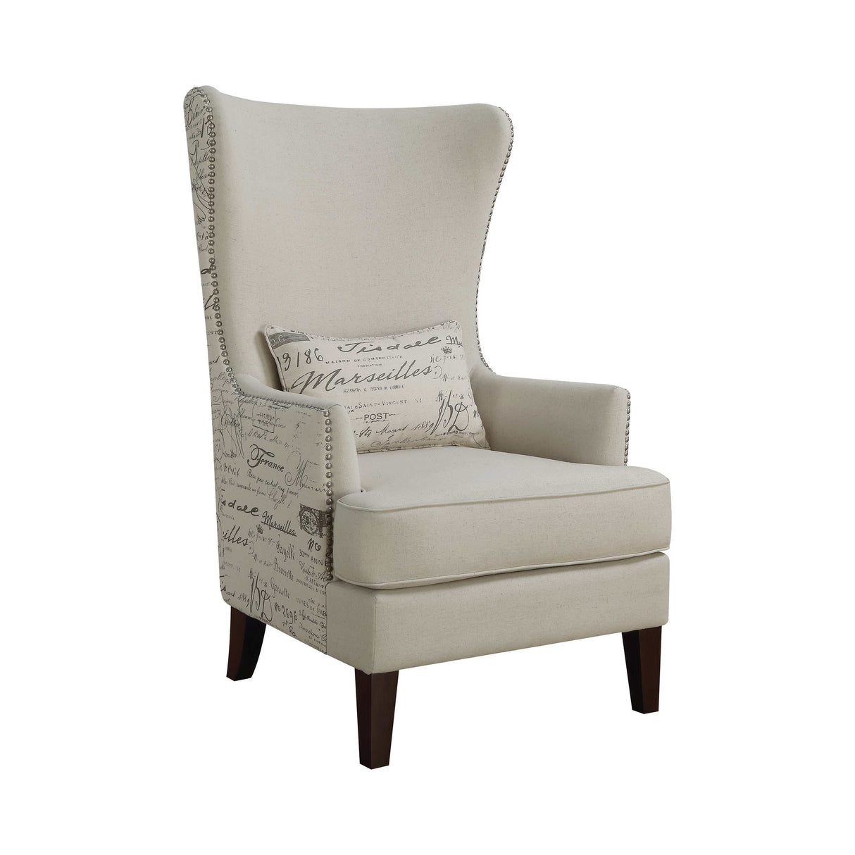 Pippin Cream Accent Chair - Ornate Home