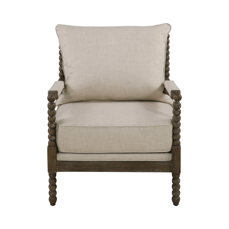 Blanchett Oatmeal & Natural Accent Chair - Ornate Home