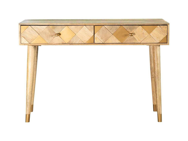 Vincen Natural Storage Console Table - Ornate Home