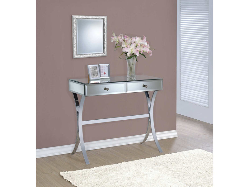 Dolores Clear Mirror Console Table - Ornate Home