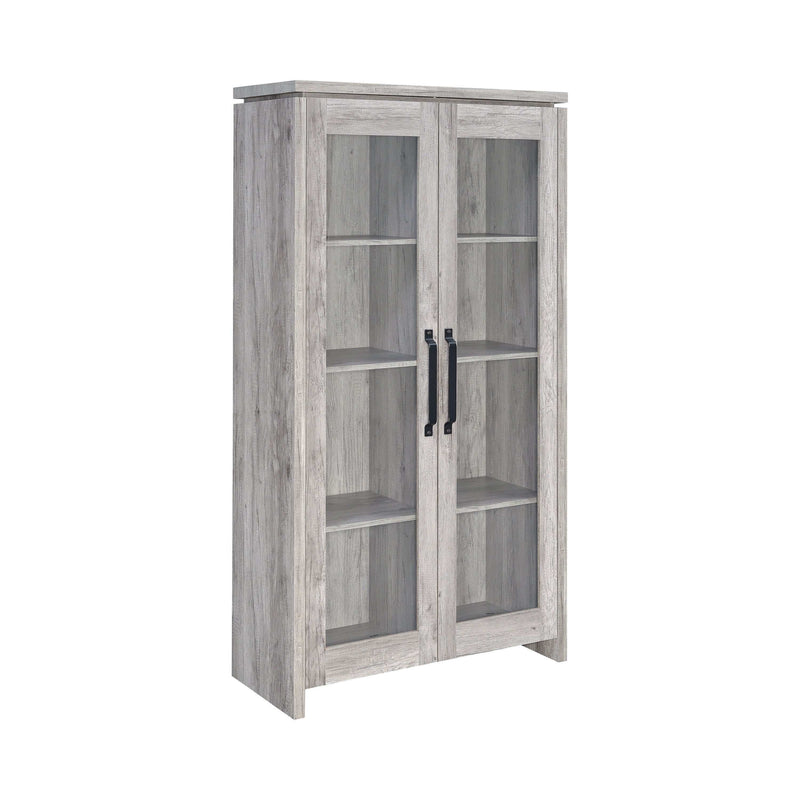 Gracie - Grey Driftwood - Tall Cabinet - Ornate Home