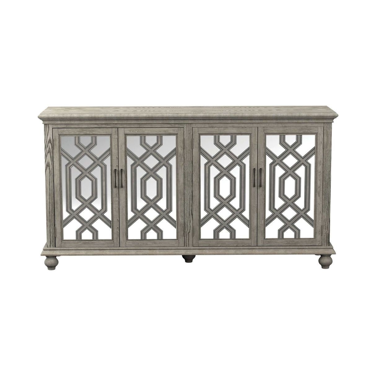 Eden Antique White Accent Cabinet - Ornate Home