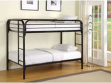 Morgan Black Full over Full Bunk Bed - Ornate Home