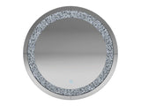 Rida Silver Round Wall Mirror - Ornate Home