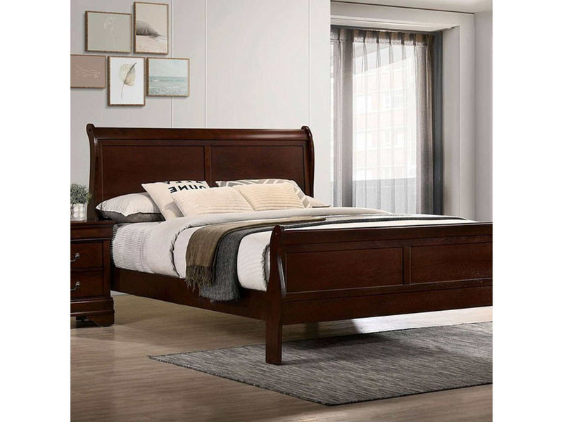 Louis Philippe Cherry Queen Bed - Ornate Home