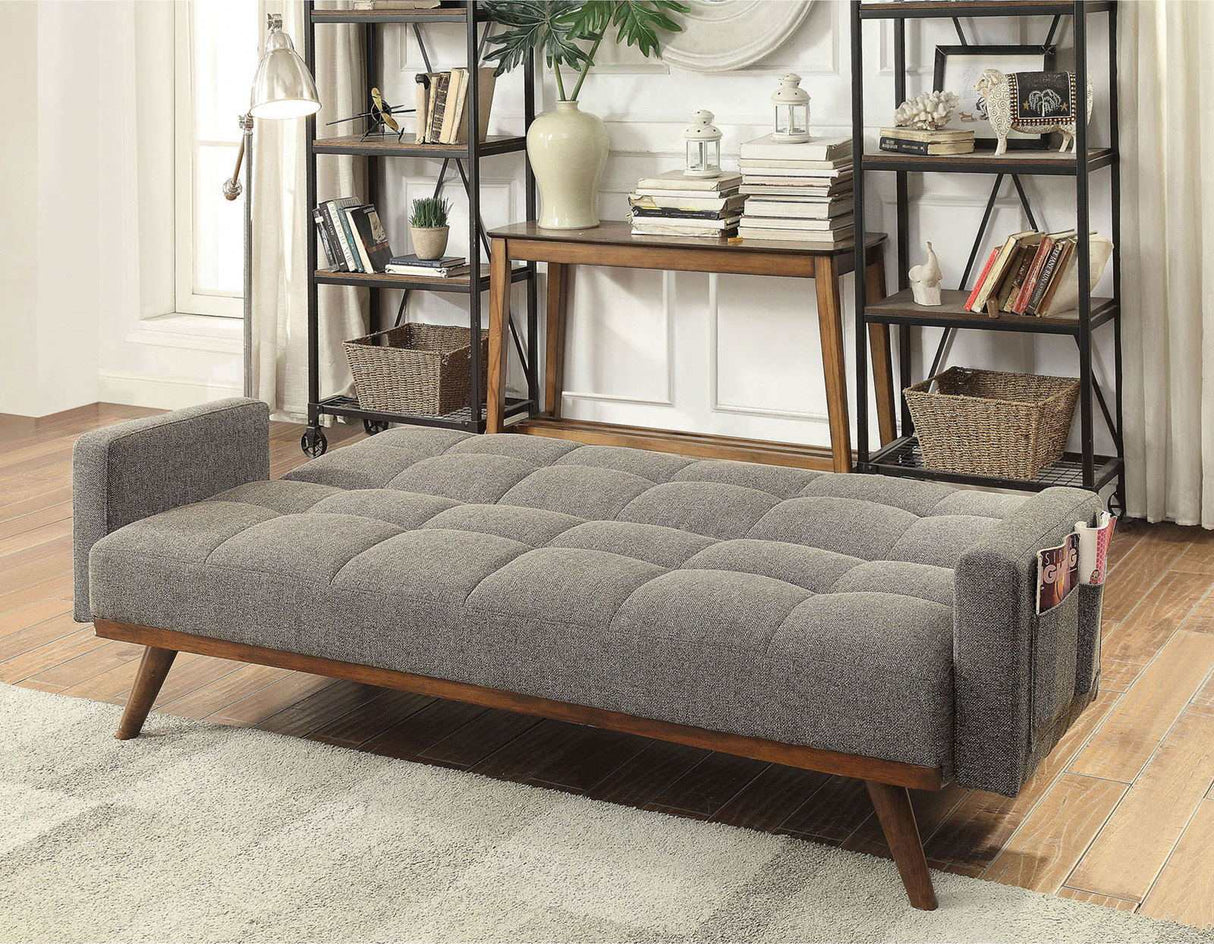 Nettie Gray Futon Sofa - Ornate Home