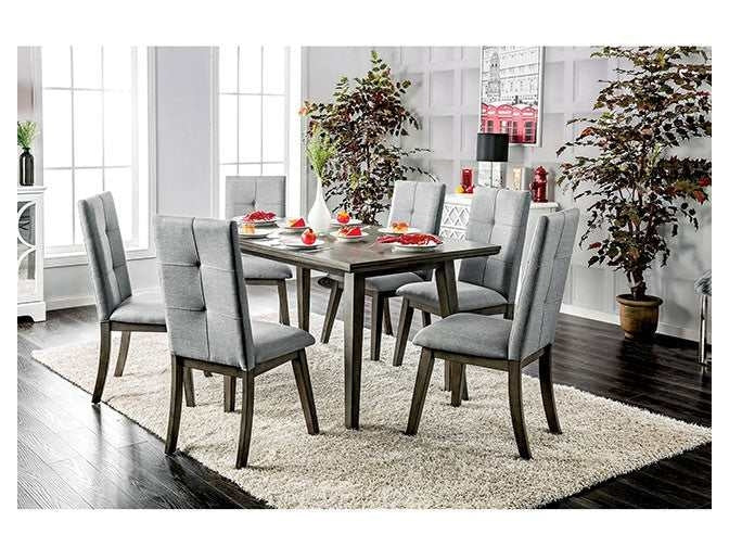 Abelone Gray Dining Table - Ornate Home