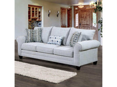 Aberporth Gray Stationary Sofa & Loveseat 2pc - Ornate Home