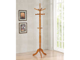 Achelle Golden Brown Coat Rack w/ 11 Hooks - Ornate Home