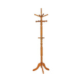 Achelle Golden Brown Coat Rack w/ 11 Hooks - Ornate Home